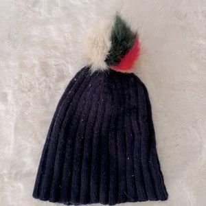 JCrew Wool Pom Pom Beanie